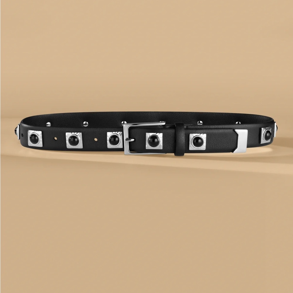 Studded Leather Belt